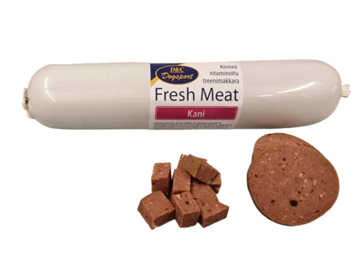 D&C Fresh Meat hundkorv kanin 400 g