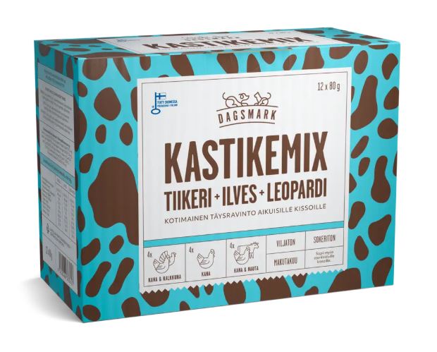 Dagsmark såsmix för katter 12 x 80 g