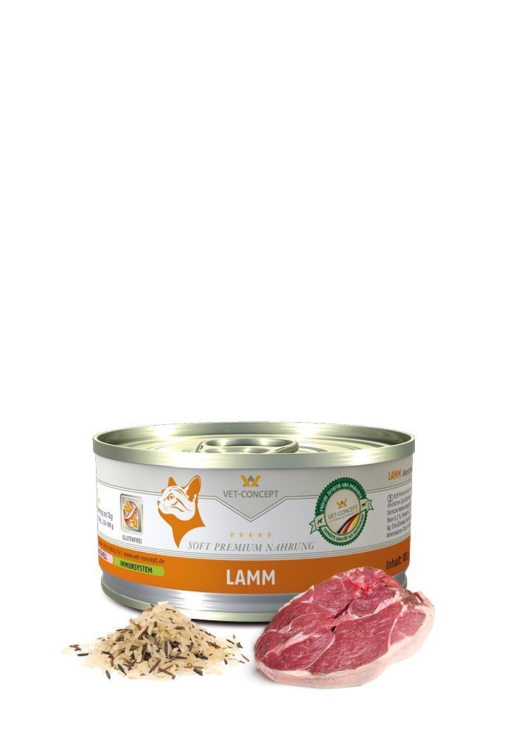 Vet Concept Cat Menu Lamm