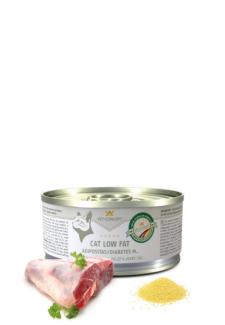 Vet Concept Cat Menu low fat 6 x 200 g för katter