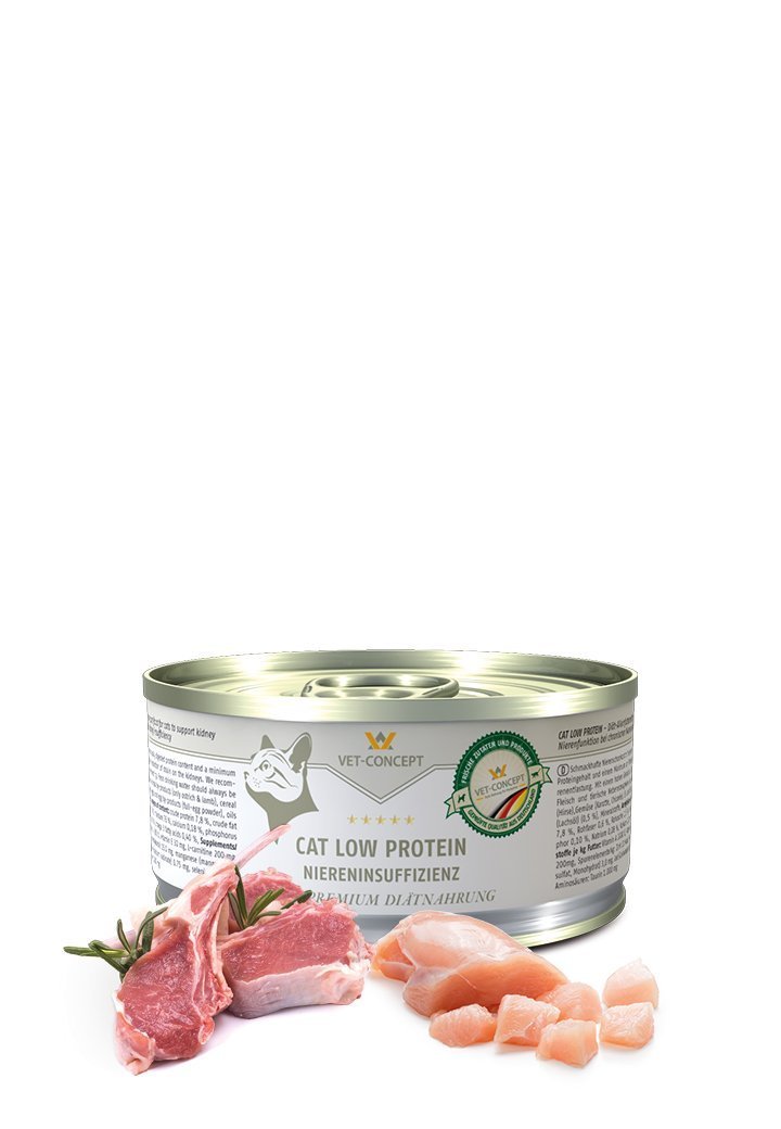 Vet Concept Kattmeny Låg proteinhalt 6 x 200 g