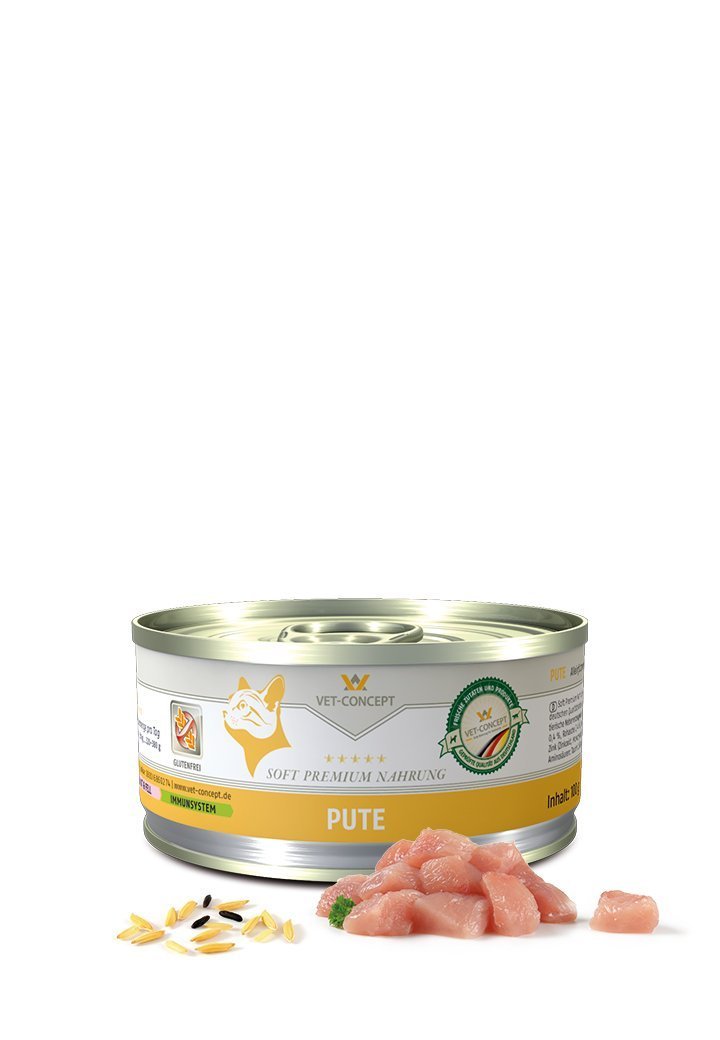 Vet Concept Kattmeny Kalkon 200 g