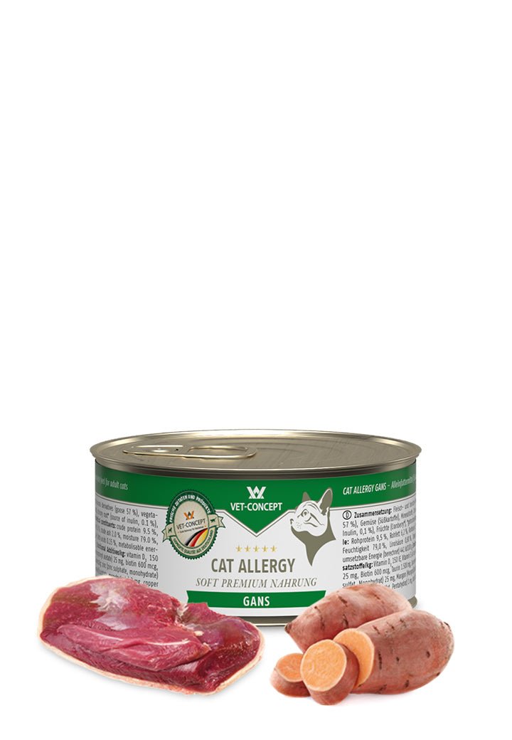 Vet Concept Kattmeny Allergy Gås för katter 6 x 100 g