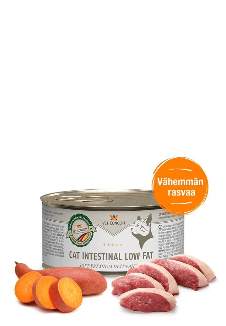 Vet Concept Cat Menu Intestinal Low Fat låg fetthalt 6 x 100 g