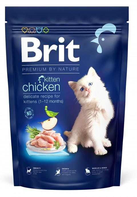 Brit Premium by Nature Kyckling för kattungar 1,5 kg