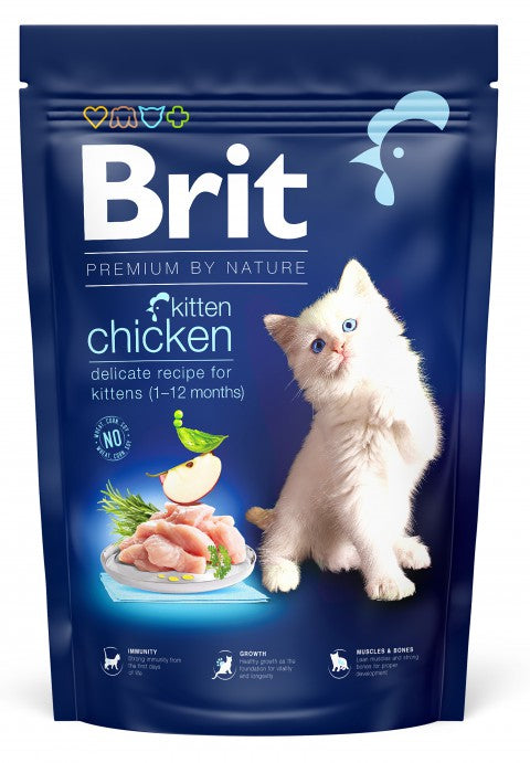 Brit Premium by Nature Kyckling för kattungar 300 g