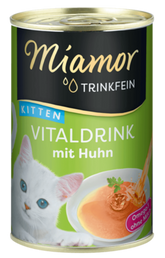 Miamor Trinkfein Vitaldrink Kitten med Kyckling 135 ml för kattungar