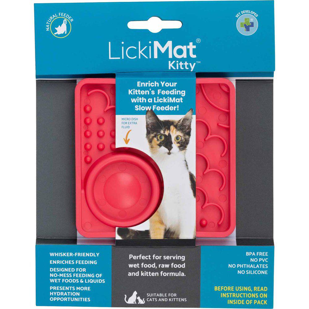 LickiMat Kitty gul för katter