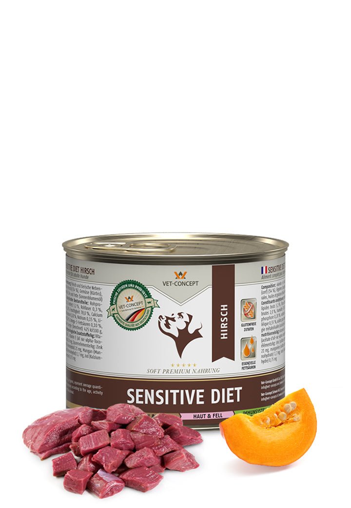Vet Concept Dog Menu Sensitive Diet Hjort 6 x 200 g
