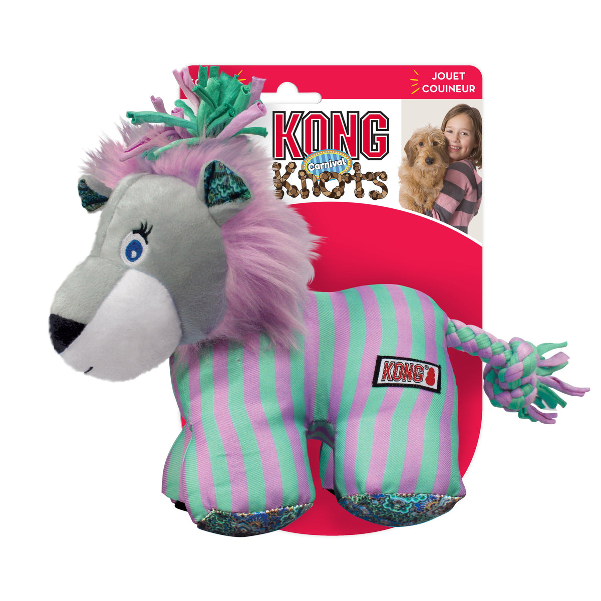 KONG Knots Carnival Lejon S/M för hundar