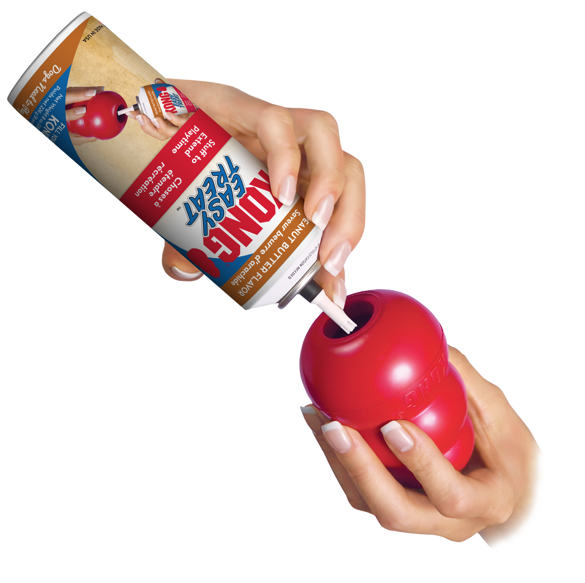 KONG Easy Treat jordnötssmör 236 ml för hundar