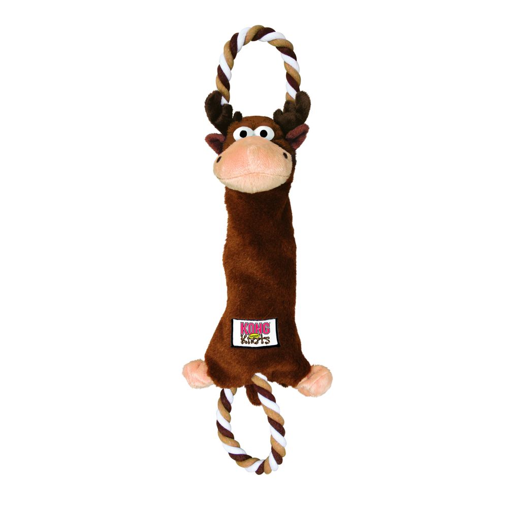Kong Tugger Knots älg M/L för hundar