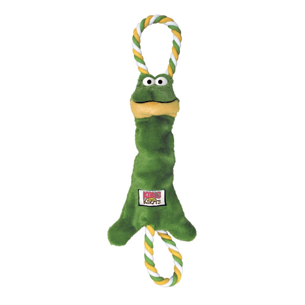 KONG Tugger Knots groda S/M för hundar