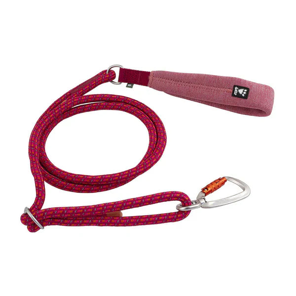 Hurtta justerbart repkoppel ECO rosa 120-180 cm x 8 mm