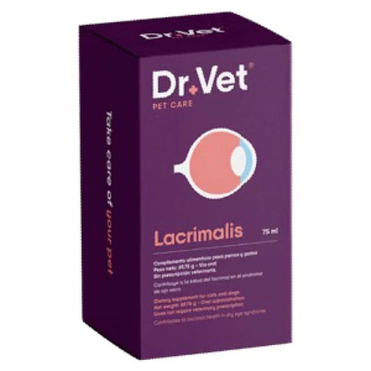 Vetplus Dr. Vet Lacrimalis för hundar och katter 75 ml
