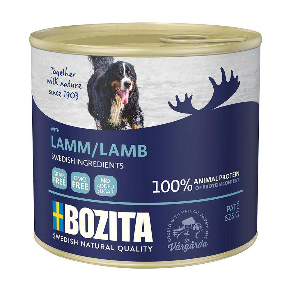 Bozita Lammpaté 6 x 625 g för hundar