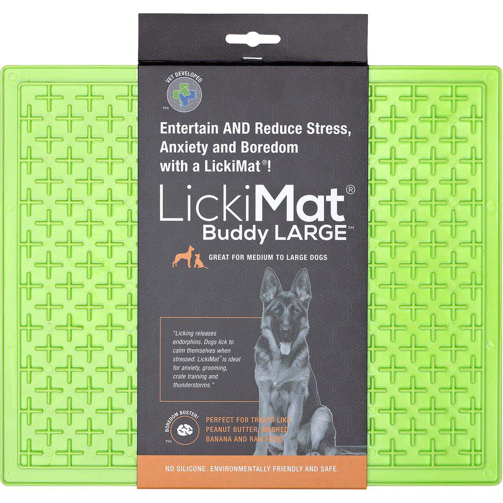 LickiMat Buddy Large Green 28 x 28 cm