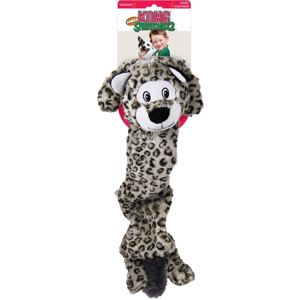 Kong Strechezz Jumbo leopard XL för hundar