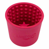 LickiMat Yoggie Pot rosa 9,5 x 9 cm för hundar
