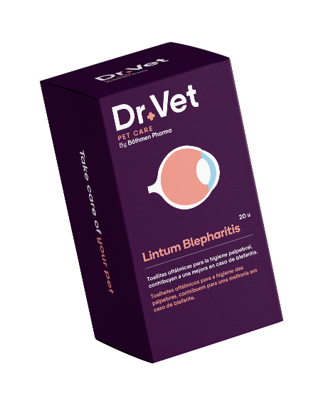 Dr. Vet Lintum Blepharitis rengöringsservetter för djurens ögon 20 st