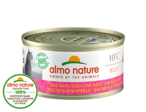 Almo Nature HFC Jelly Salmon and Chicken 24 x 70 g