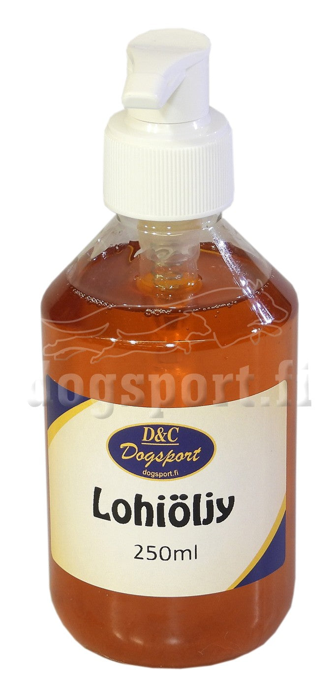 D&C Laxolja 250 ml för hundar och katter