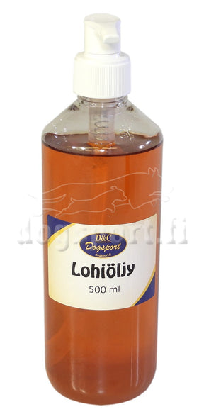 D&C Laxolja 250 ml för hundar och katter