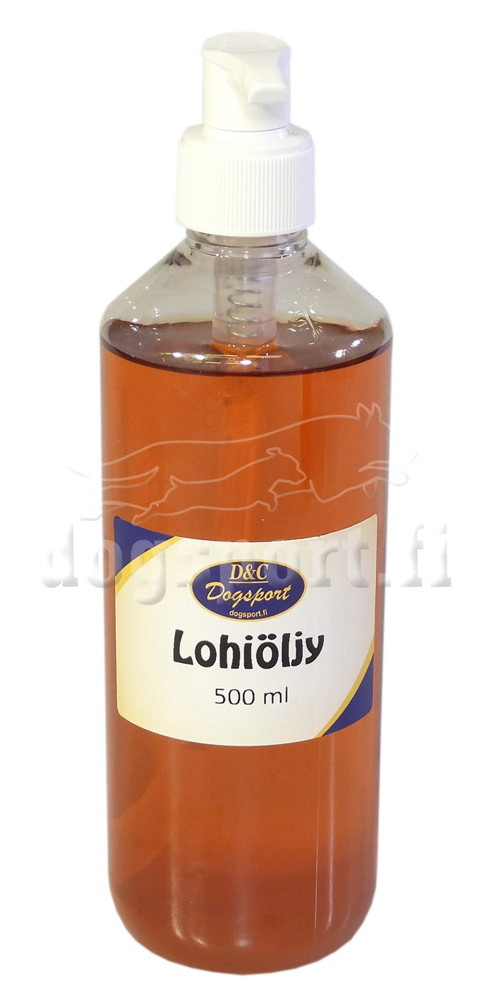D&C Laxolja 250 ml för hundar och katter