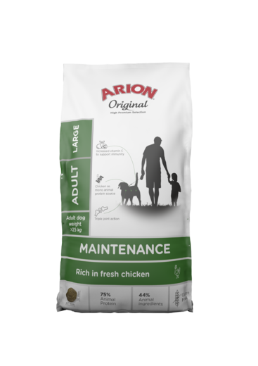 Arion Maintenance Large Chicken kuivtoit suurtele koertele 12 kg