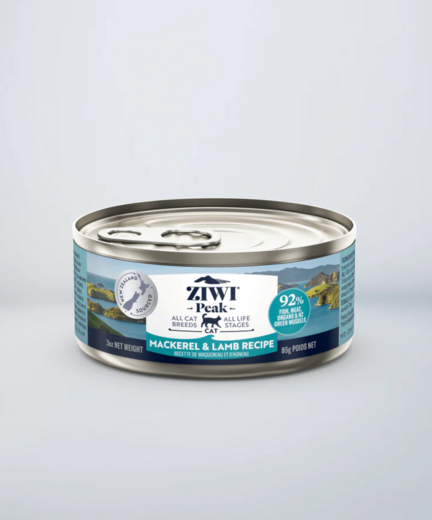 ZiwiPeak Makrill och Lamm för katter 24 x 85 g
