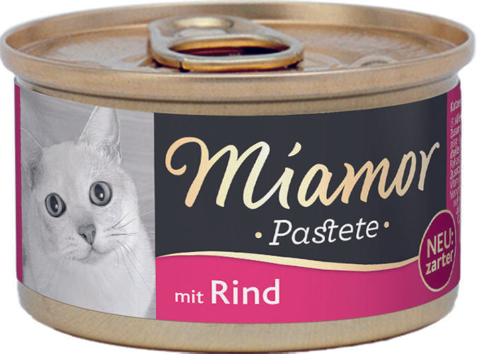 Miamor Pastete Nötkött 12 x 85 g för katter