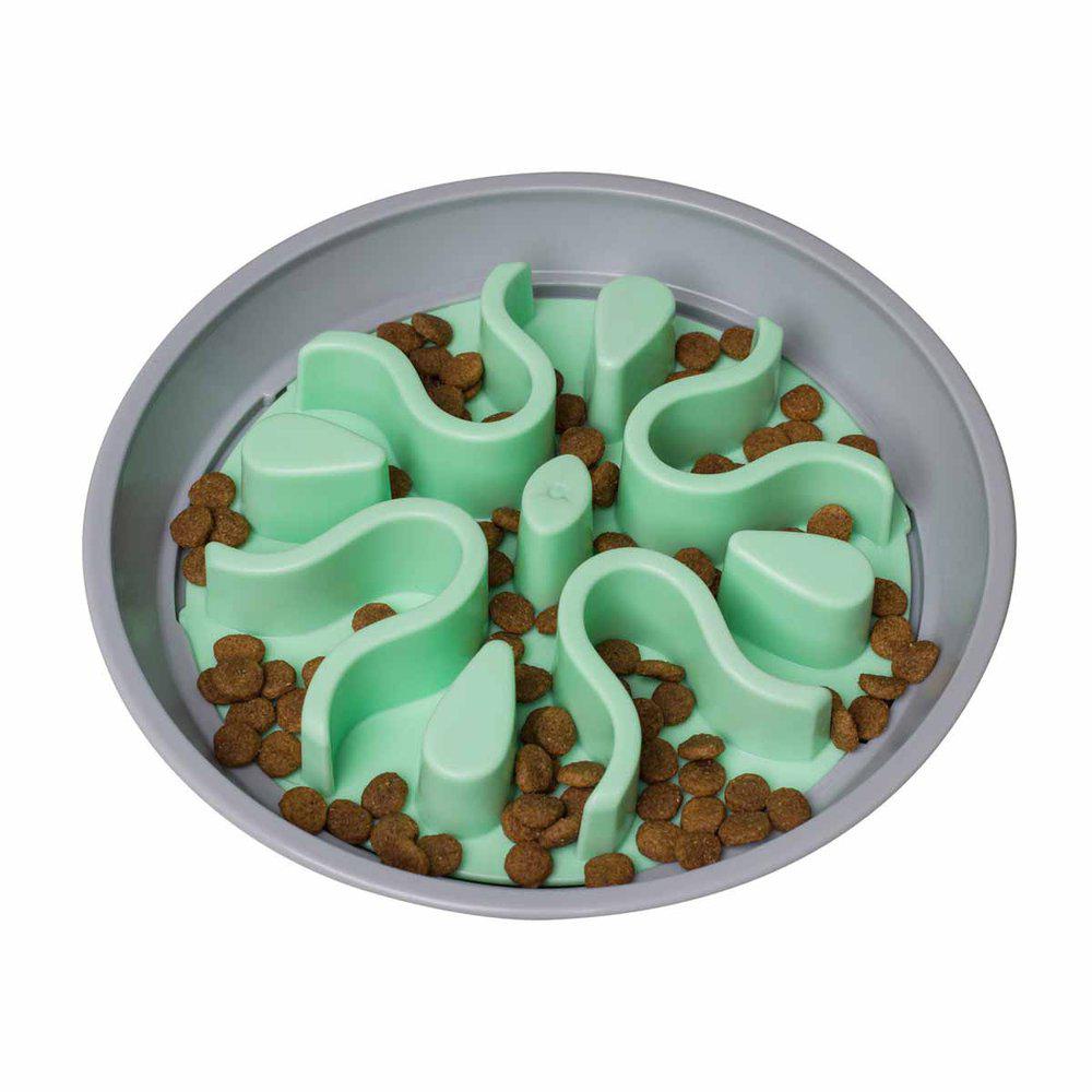 Outward Hound Fun Feeder Wobble Slow Bowl för hundar mint