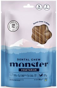 Monster Dental Chew vegetarisk S 7 st för hundar