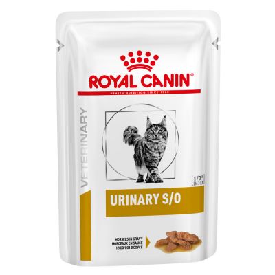 Royal Canin Veterinary Diets Urinary S/O Morcels in Gravy Pouch wet cat food 12 x 85g