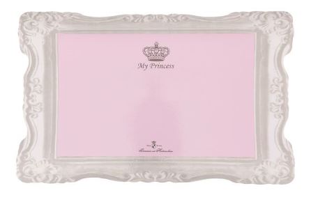 Trixie matskålunderlägg My Princess rosa 44 x 28 cm