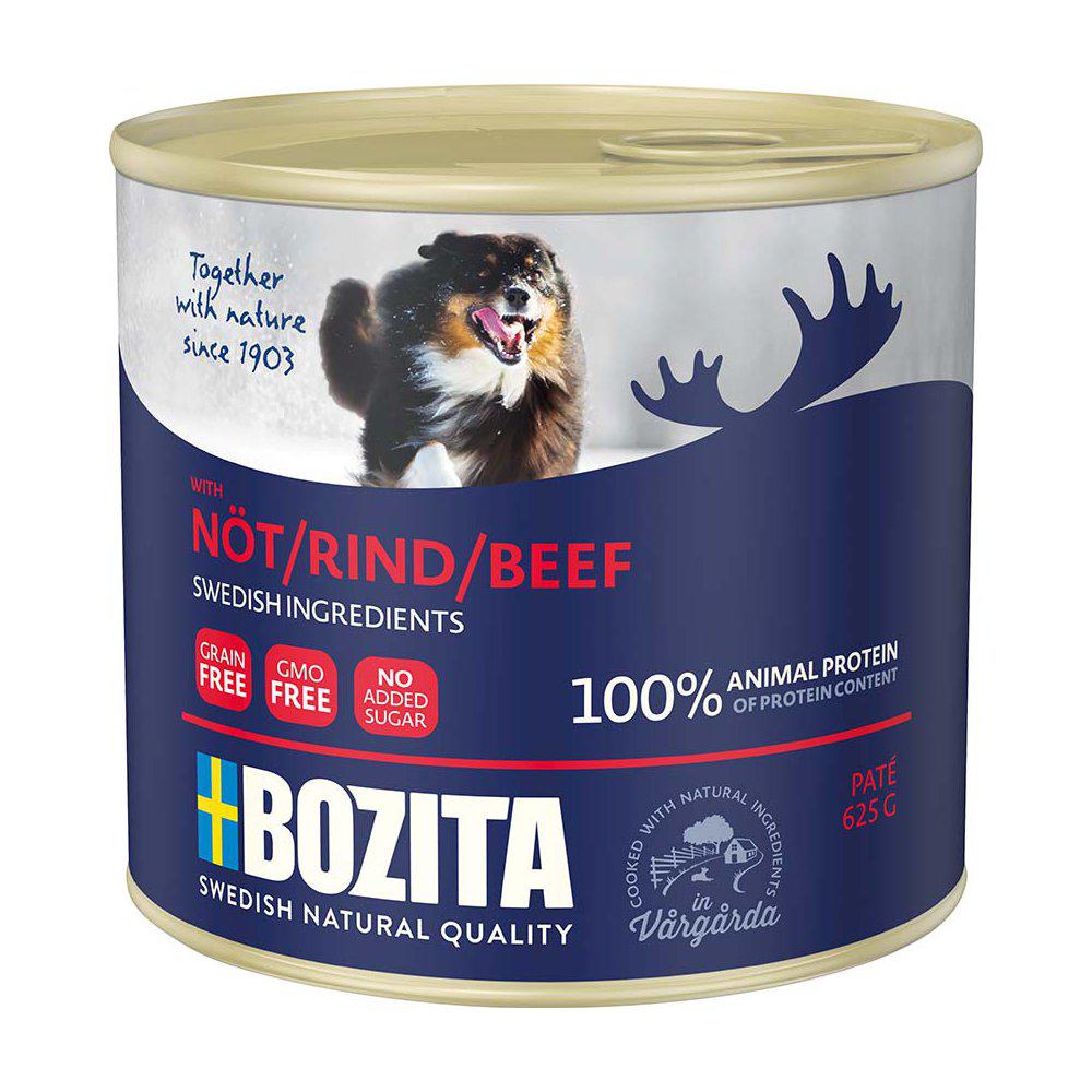 Bozita Nötkött Paté 6 x 625 g för hundar