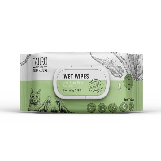 Tauro Pro Line Aloe Vera våtservetter 40st/förp
