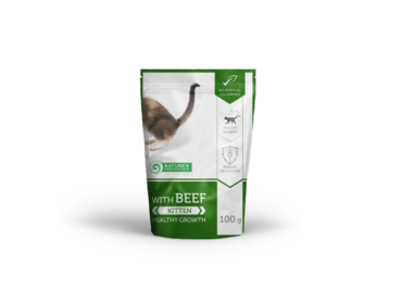 Nature's Protection kitten nötkött för katter 100 g
