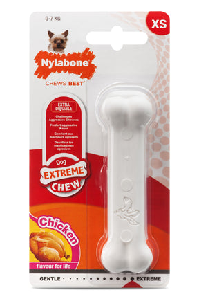 Nylabone Extreme Chew kyckling XS för hundar