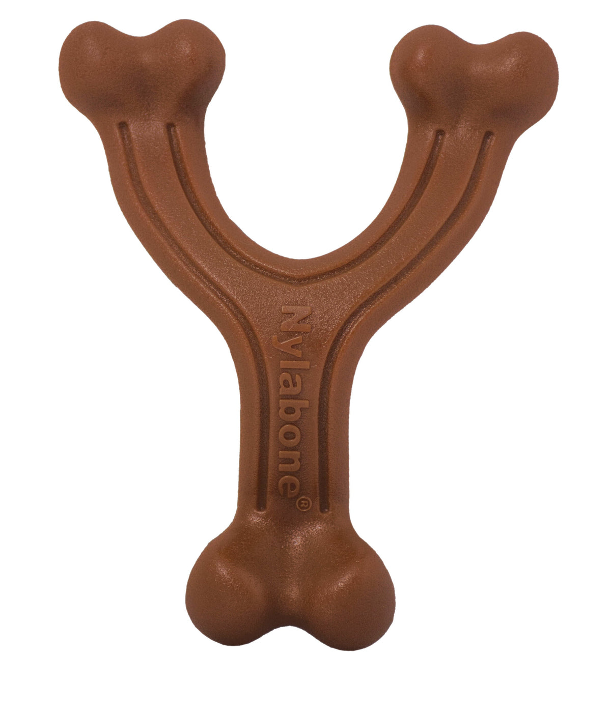 Nylabone Extreme Chew Wishbone tuggleksak bison L för hundar