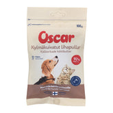 Oscar Frystorkade köttbullar 100 g för hundar och katter
