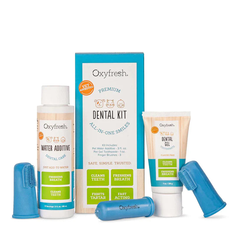 Oxyfresh Dental Kit fingertandborstset för djur