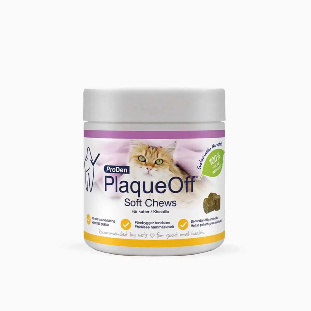 PlaqueOff Soft Chews 120 st för katter