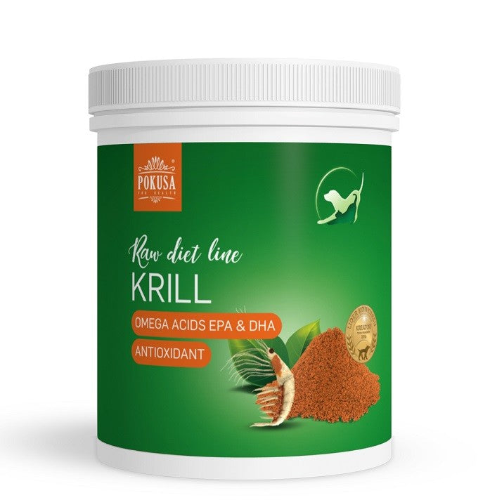 Pokusa RawDietLine Krill 150 g för hundar och katter