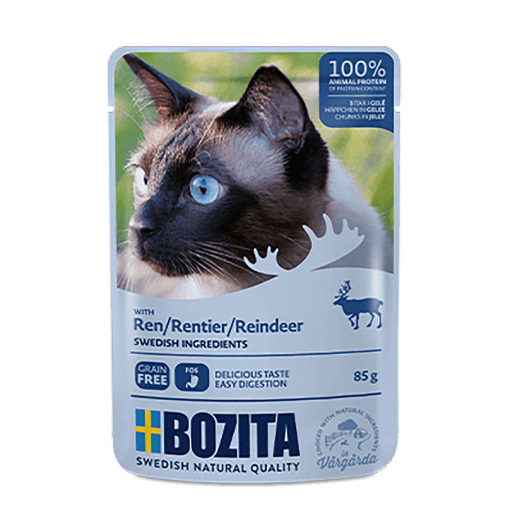 Bozita Ren i gelé 12 x 85 g för katter