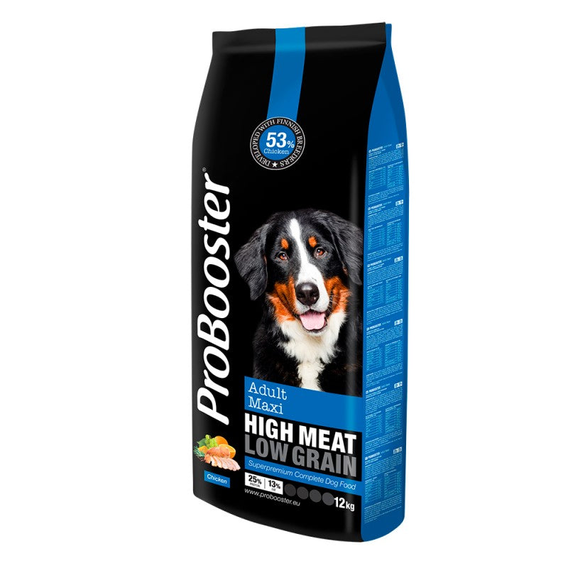 ProBooster Adult Maxi kyckling 12 kg för hundar