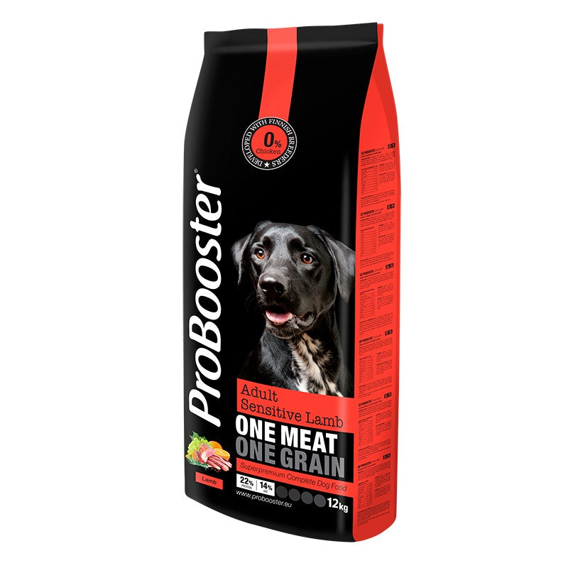 ProBooster Adult Sensitive lamm 12 kg för hundar