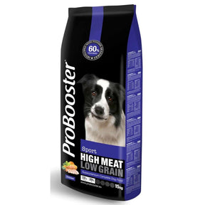ProBooster Adult Sport kyckling 15 kg för hundar