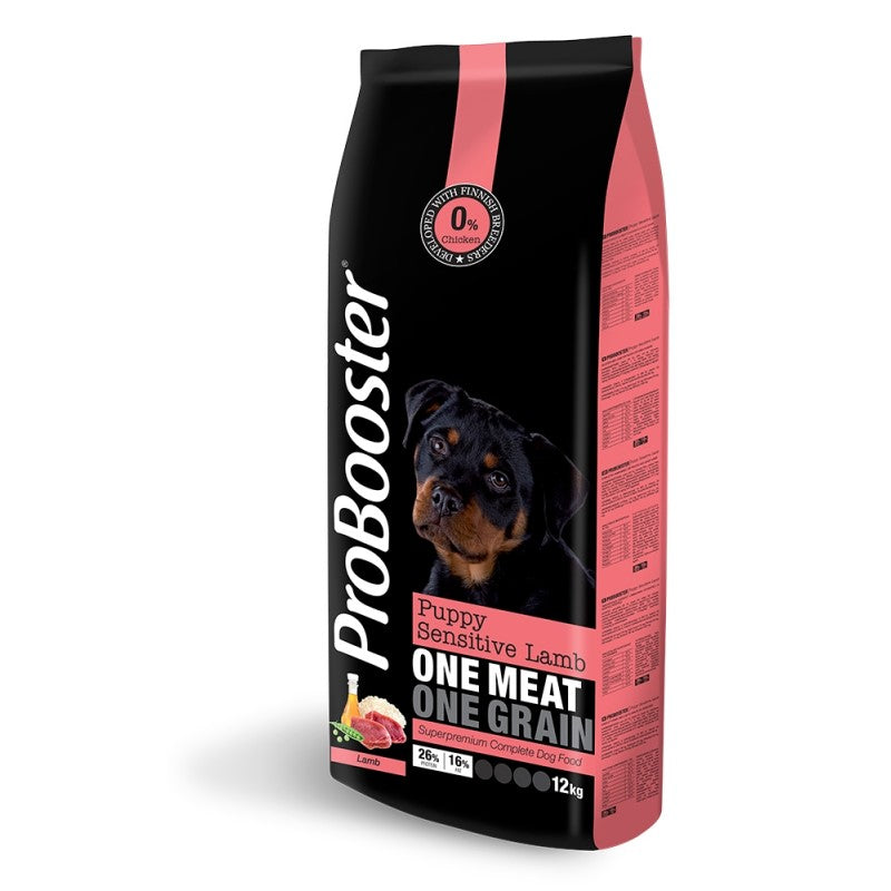 ProBooster Puppy Sensitive lamm 12 kg för hundar