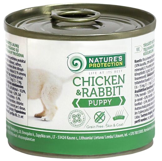 Nature's Protection Puppy Chicken & Rabbit 200 g